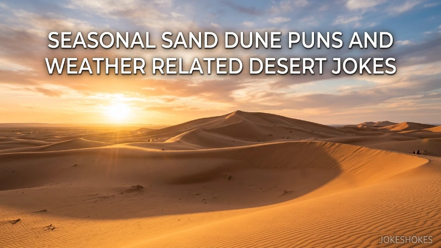 Seasonal Sand Dune Puns and Weather Related Desert Jokes