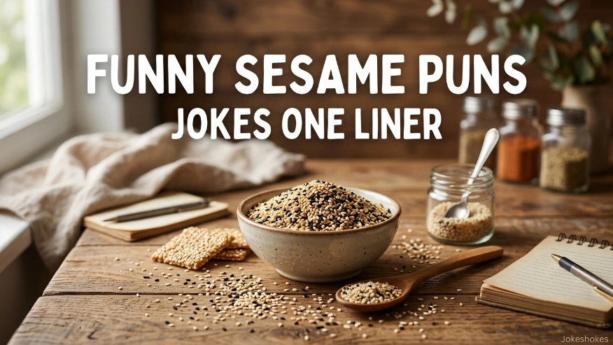 Funny Sesame Puns Jokes One Liner