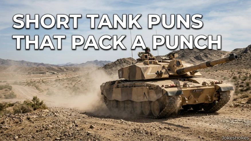 Short Tank Puns That Pack a Punch
