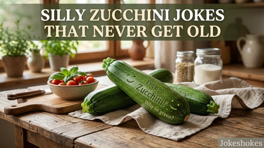 Silly Zucchini Jokes That Never Get Old