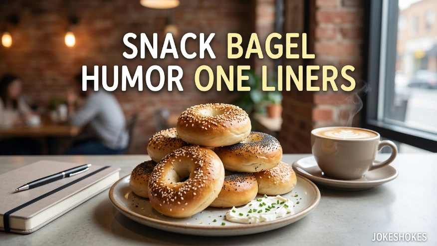 Snack Bagel Humor One Liners