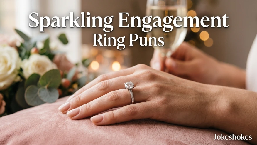 Sparkling Engagement Ring Puns