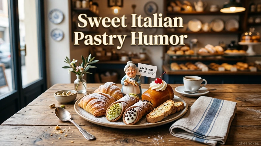 Sweet Italian Pastry Humor