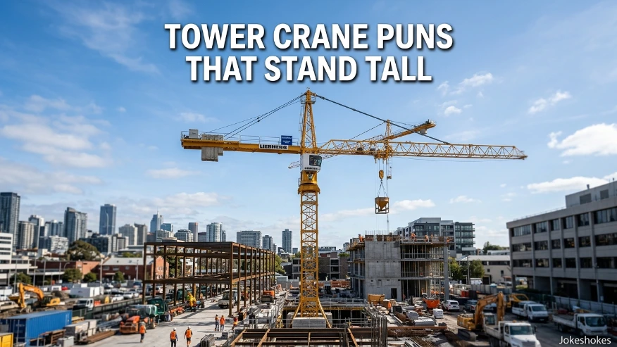 Tower Crane Puns That Stand Tall