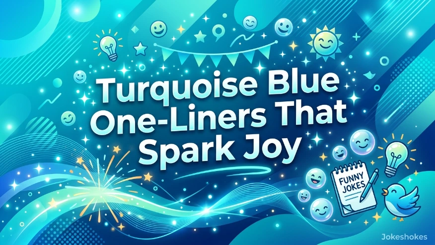 Turquoise Blue One-Liners That Spark Joy