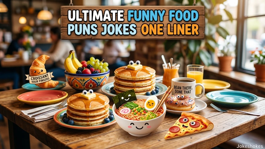 Ultimate Funny Food Puns Jokes One Liner