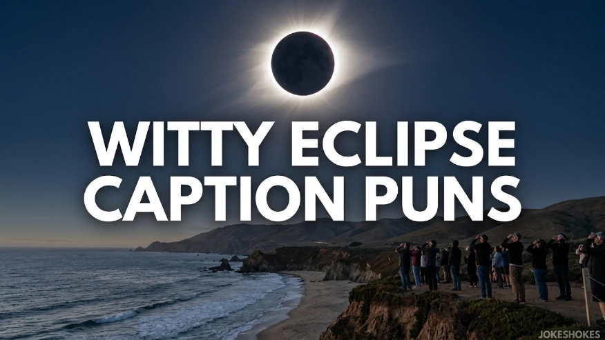 Witty Eclipse Caption Puns