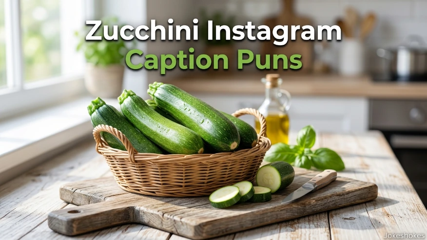 Zucchini Instagram Caption Puns