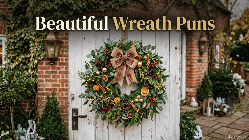 Beautiful Wreath Puns
