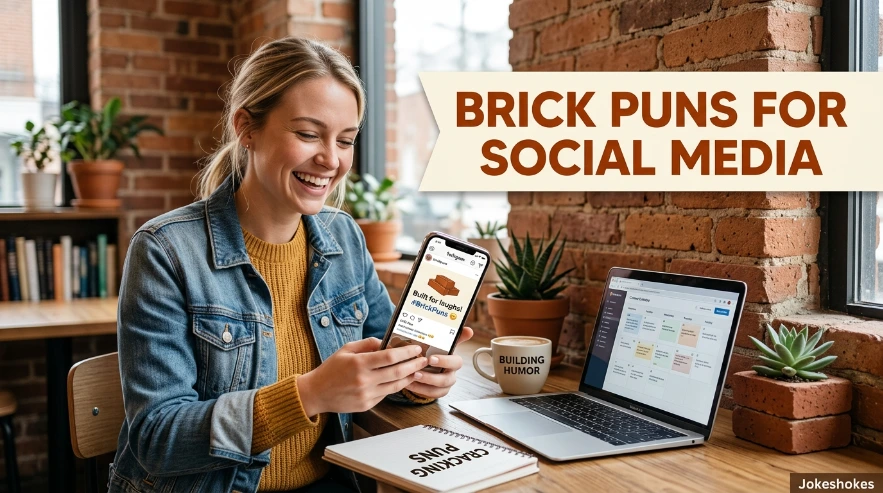 Brick Puns for Social Media