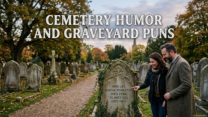 Cemetery Humor and Graveyard Puns