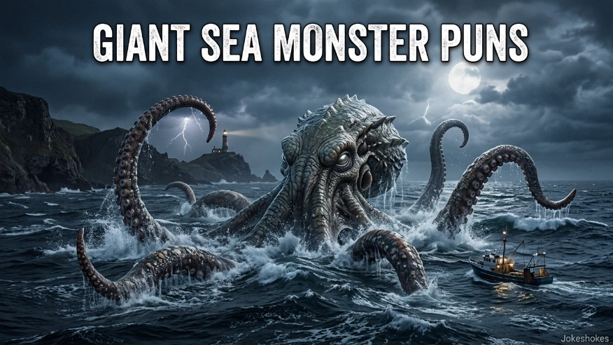 Giant Sea Monster Puns