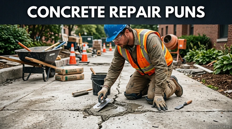 Concrete Repair Puns