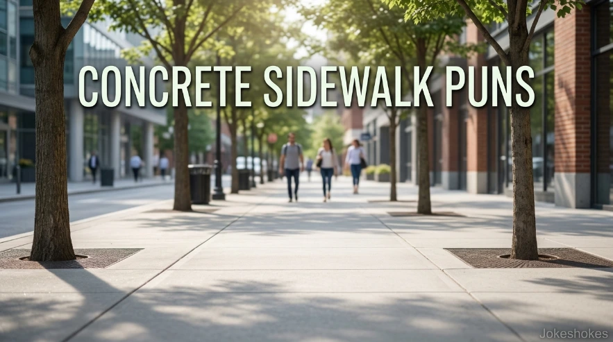 Concrete Sidewalk Puns