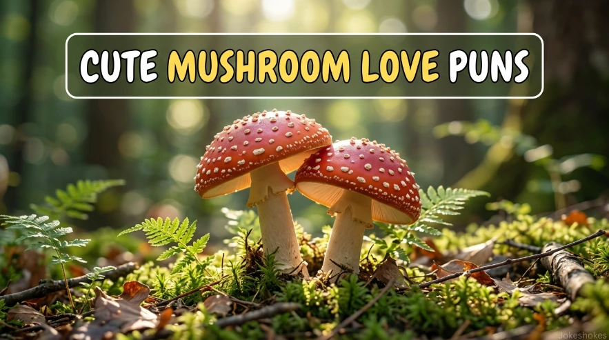 Cute Mushroom Love Puns