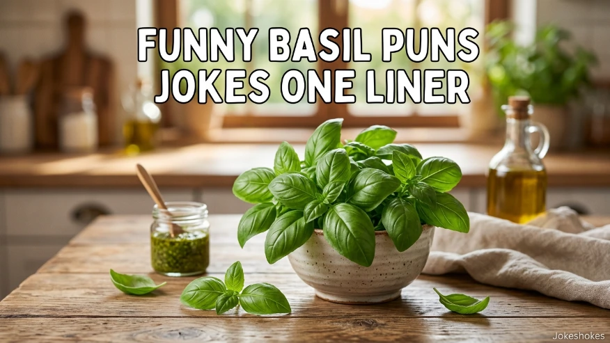Funny Basil Puns Jokes One Liner