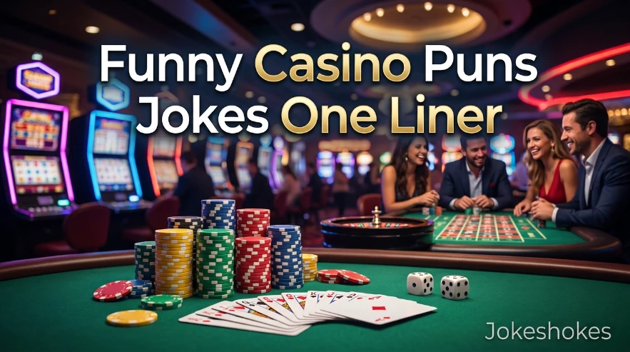 Funny Casino Puns Jokes One Liner