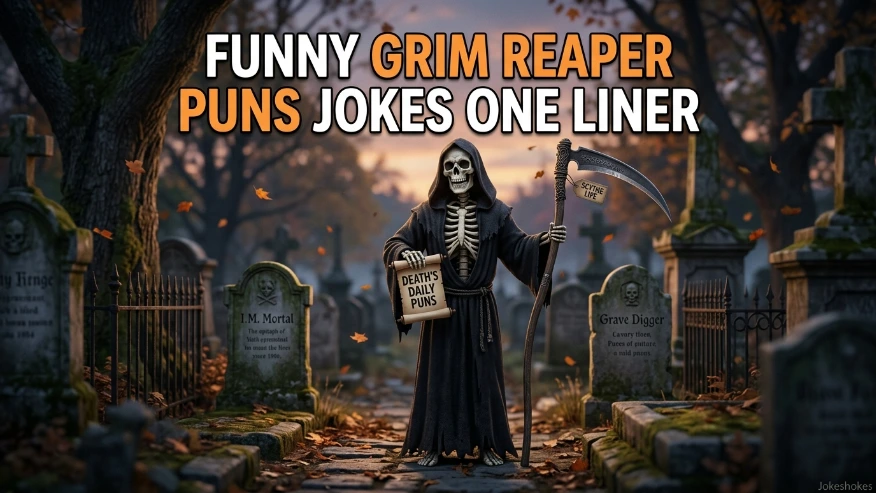 Funny Grim Reaper Puns Jokes One Liner