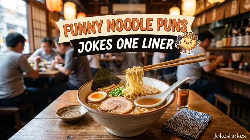 Funny Noodle Puns Jokes One Liner