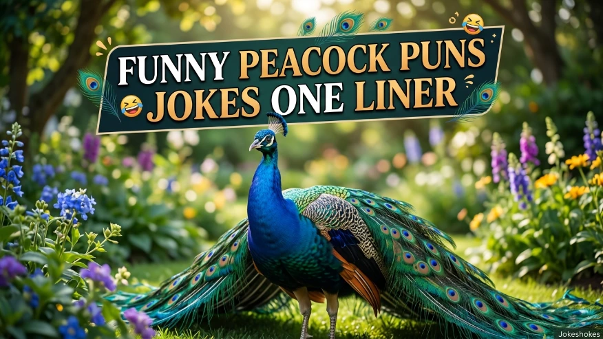 Funny Peacock Puns Jokes One Liner