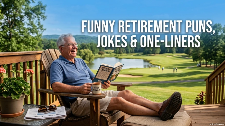 Funny Retirement Puns Jokes One Liner