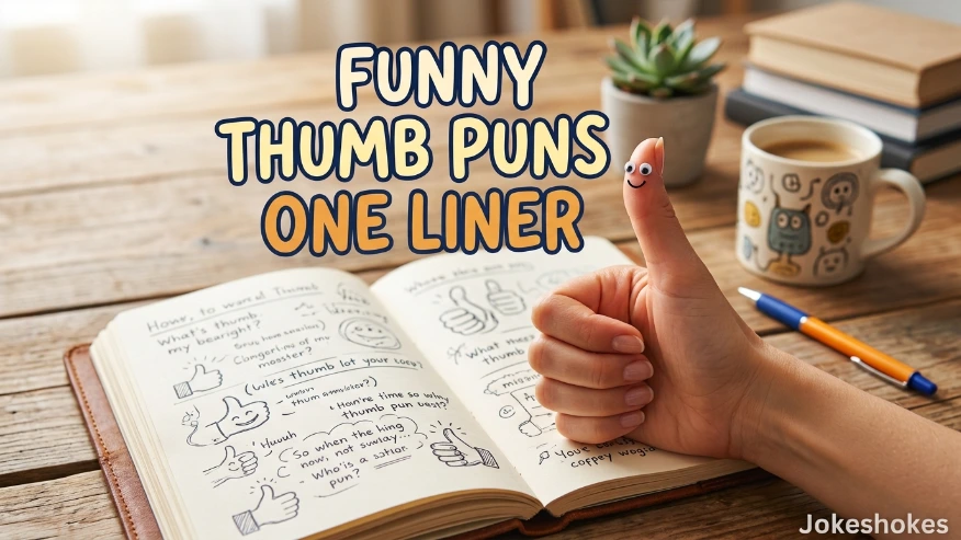 Funny Thumb Puns Jokes One Liner