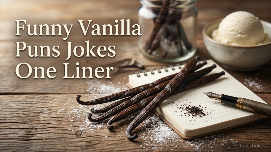 Funny Vanilla Puns Jokes One Liner