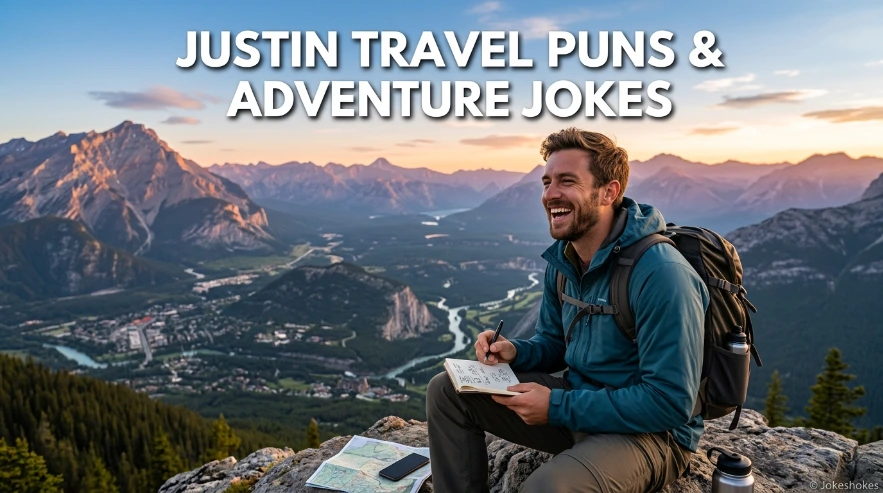 Justin Travel Puns and Adventure Jokes