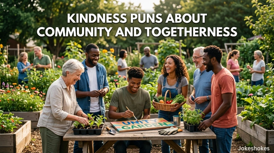Kindness Puns About Community and Togetherness