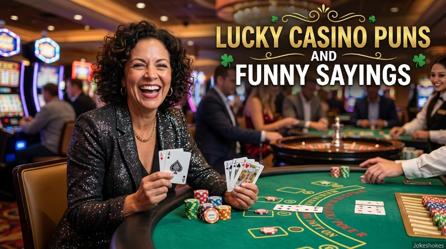 Lucky Casino Puns and Funny Sayings