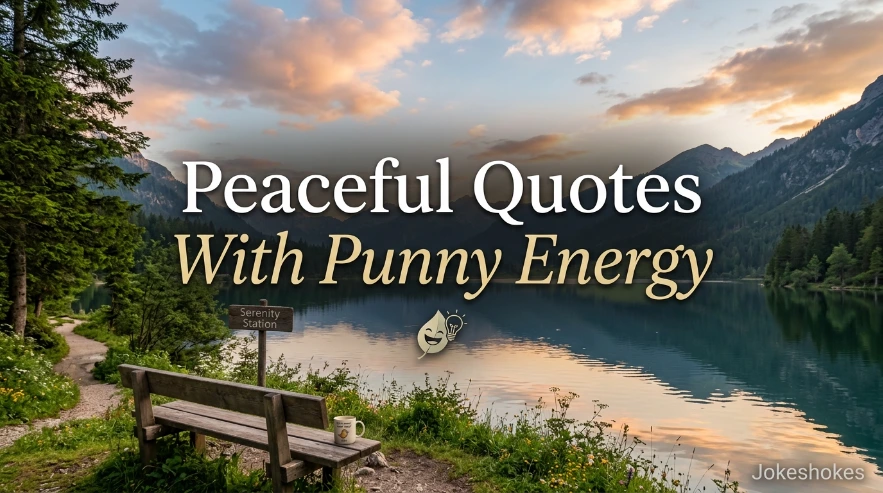 Peaceful Quotes With Punny Energy