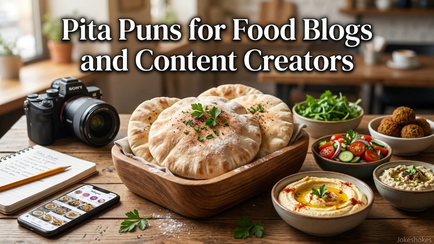 Pita Puns for Food Blogs and Content Creators