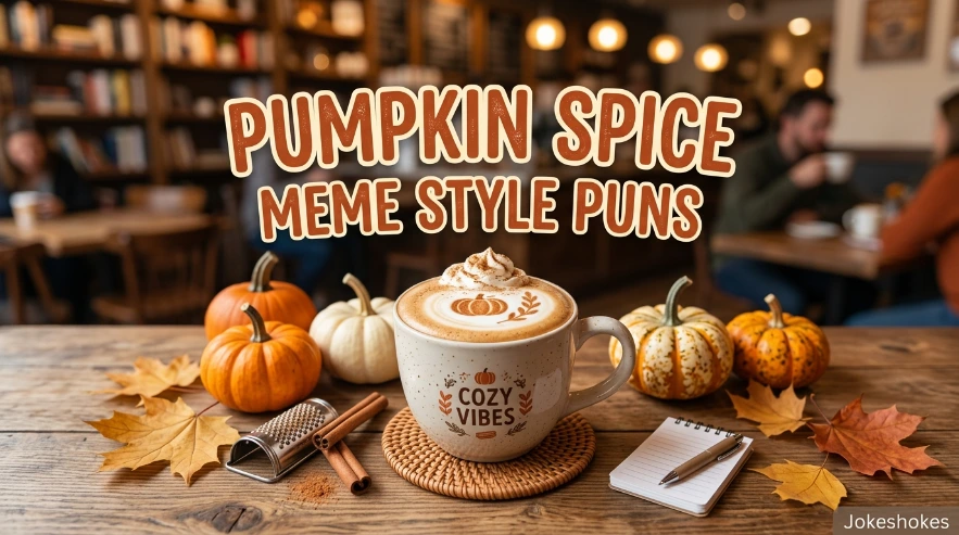 Pumpkin Spice Meme Style Puns