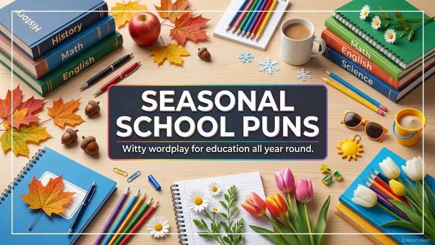 Seasonal School Puns