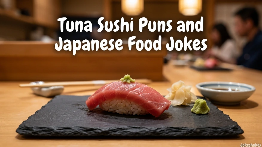 Tuna Sushi Puns and Japanese Food Jokes