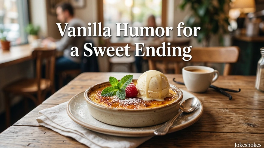 Vanilla Humor for a Sweet Ending