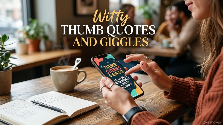 Witty Thumb Quotes and Giggles